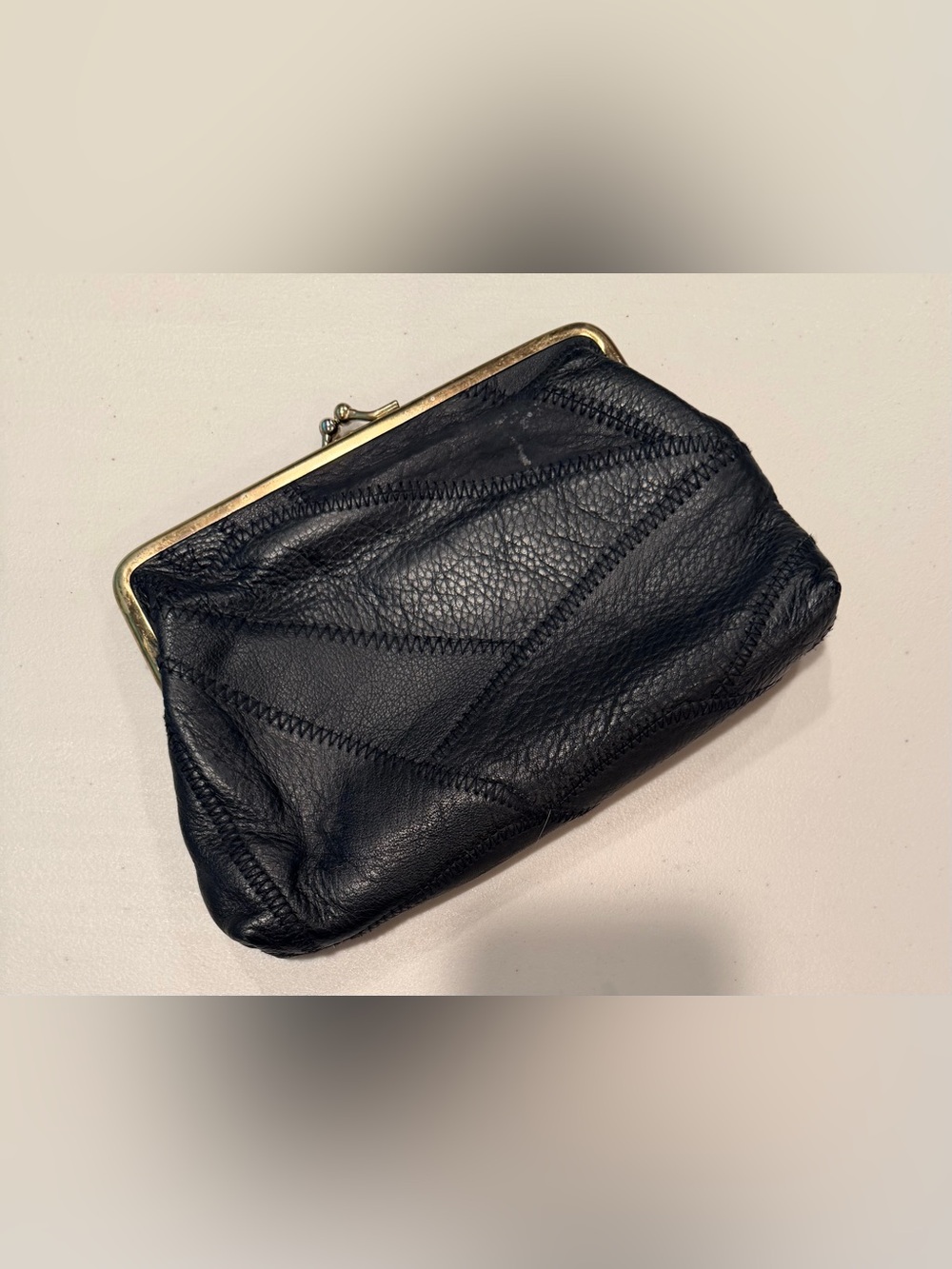 VINTAGE | leather, patchwork coin - Picture 8 of 13